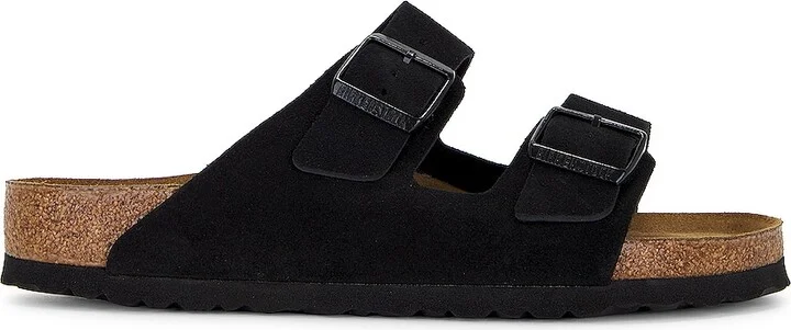 BIRKENSTOCK Arizona Soft Foot Bed in Black