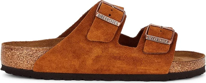 BIRKENSTOCK Arizona Soft Foot Bed in Brown