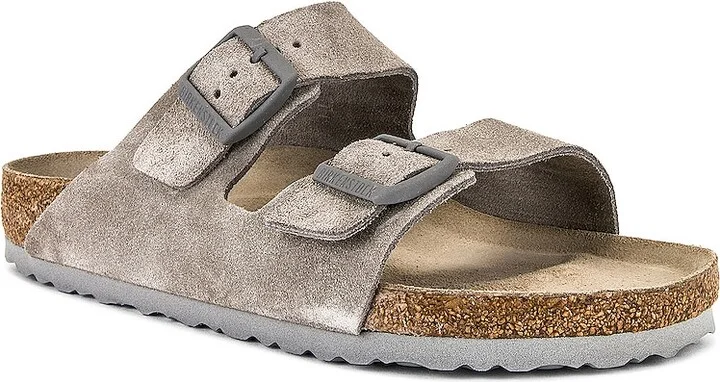 BIRKENSTOCK Arizona Soft Footbed in Grey - Image 2
