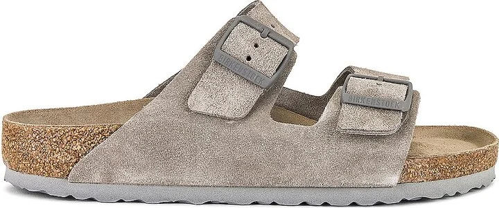 BIRKENSTOCK Arizona Soft Footbed in Grey