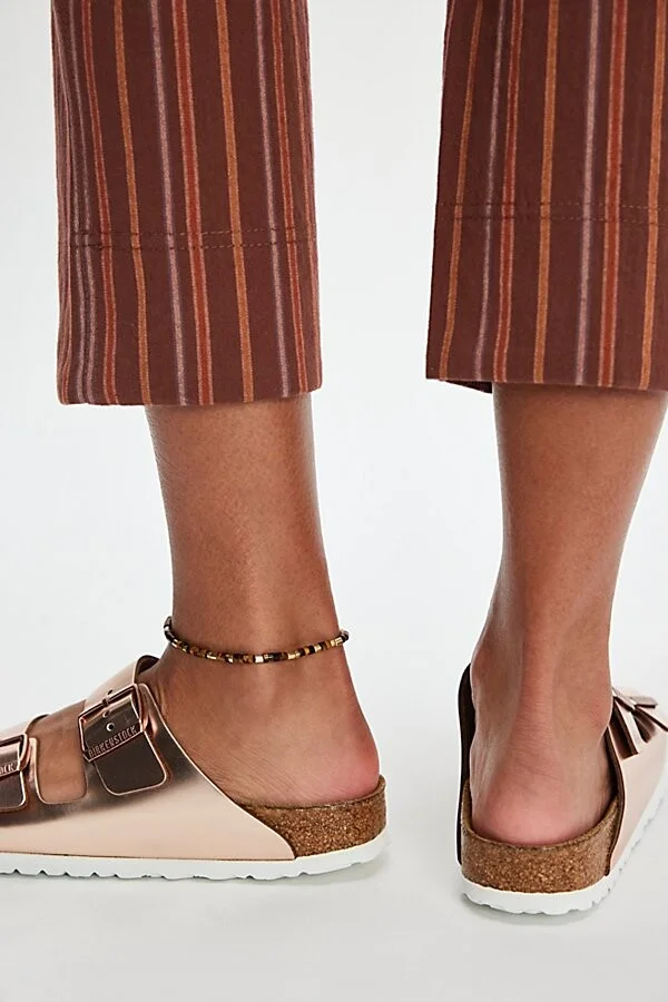 Birkenstock Arizona Soft Footbed Metallic Sandals - Image 3