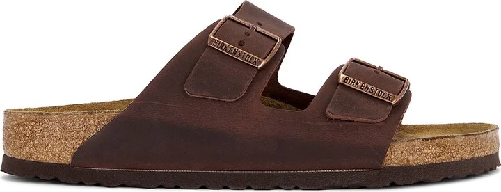 BIRKENSTOCK Arizona Soft Footbed Sandal in Brown