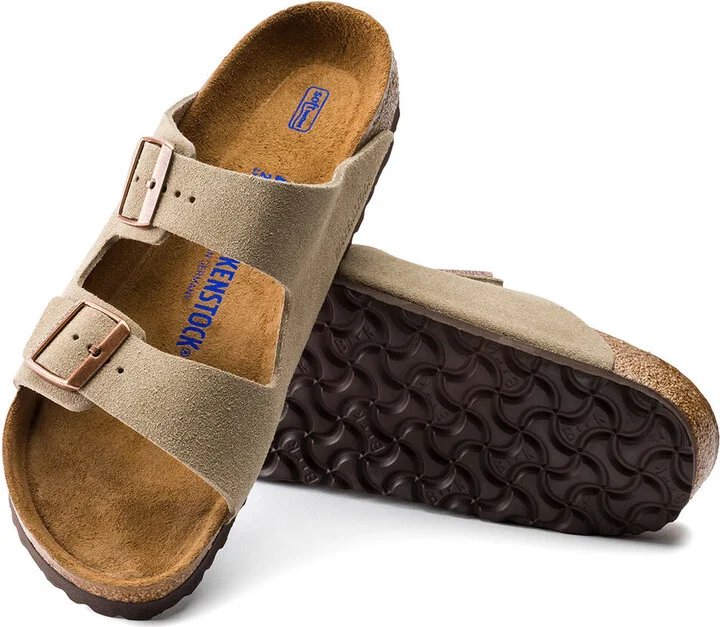 BIRKENSTOCK Arizona Soft Footbed Womens Taupe Sandals - Image 3
