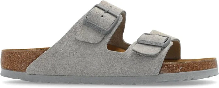 Birkenstock Arizona Stone Coin, Suede Leather Shoes