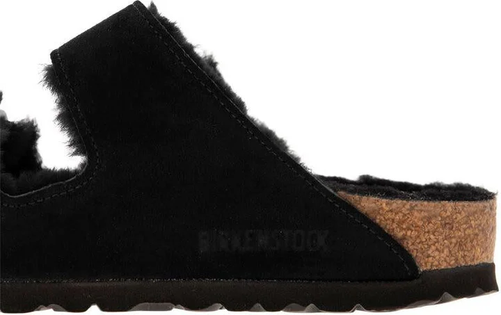 Birkenstock Arizona - Suede Lamb Fur Slipper - Image 7