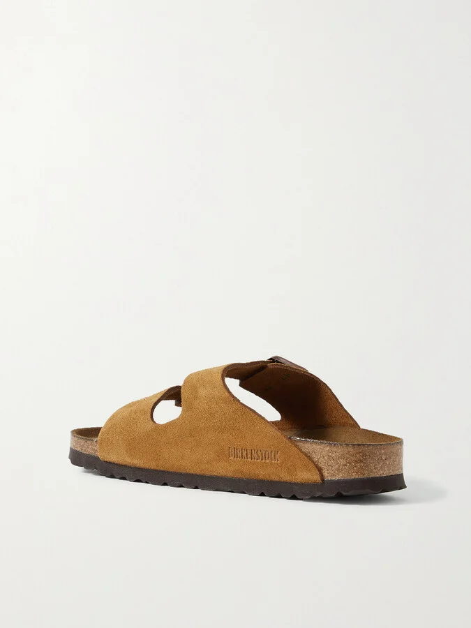 Birkenstock - Arizona Suede Sandals - Brown - Image 3