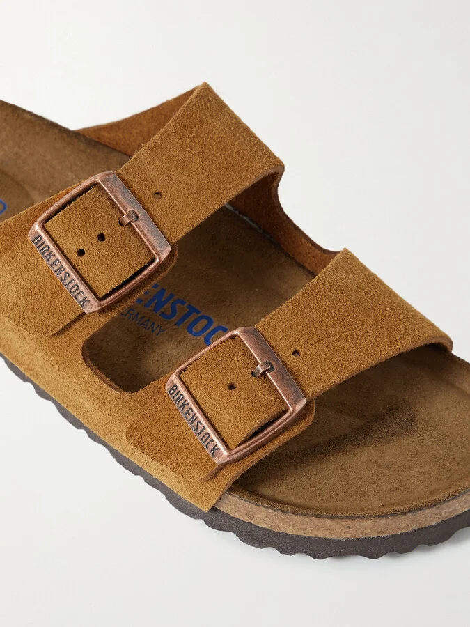 Birkenstock - Arizona Suede Sandals - Brown - Image 4