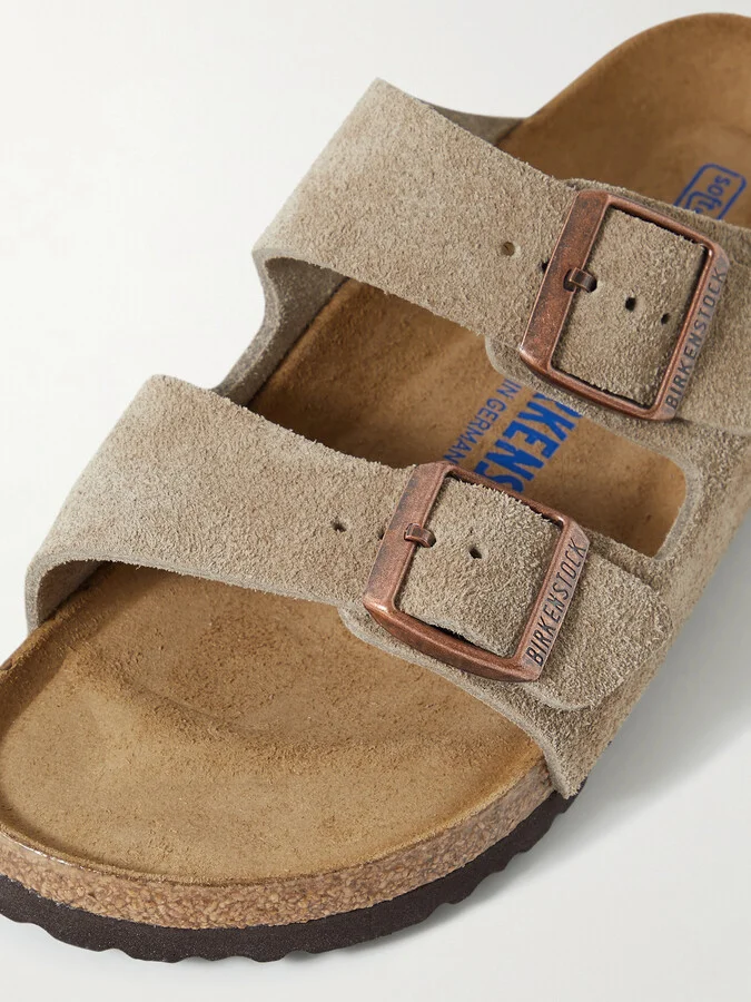 Birkenstock - Arizona Suede Sandals - Brown - Image 4