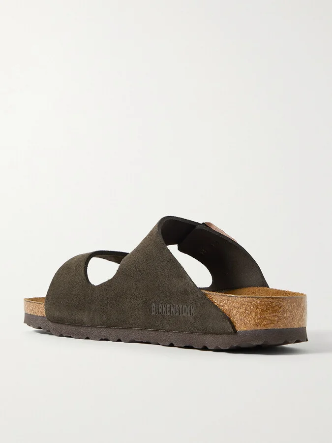 Birkenstock - Arizona Suede Sandals - Brown - Image 3