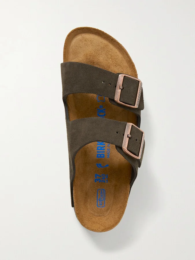 Birkenstock - Arizona Suede Sandals - Brown - Image 5