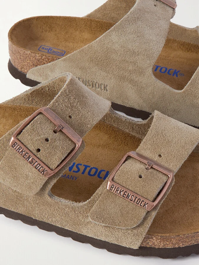 Birkenstock - Arizona Suede Sandals - Brown - Image 4