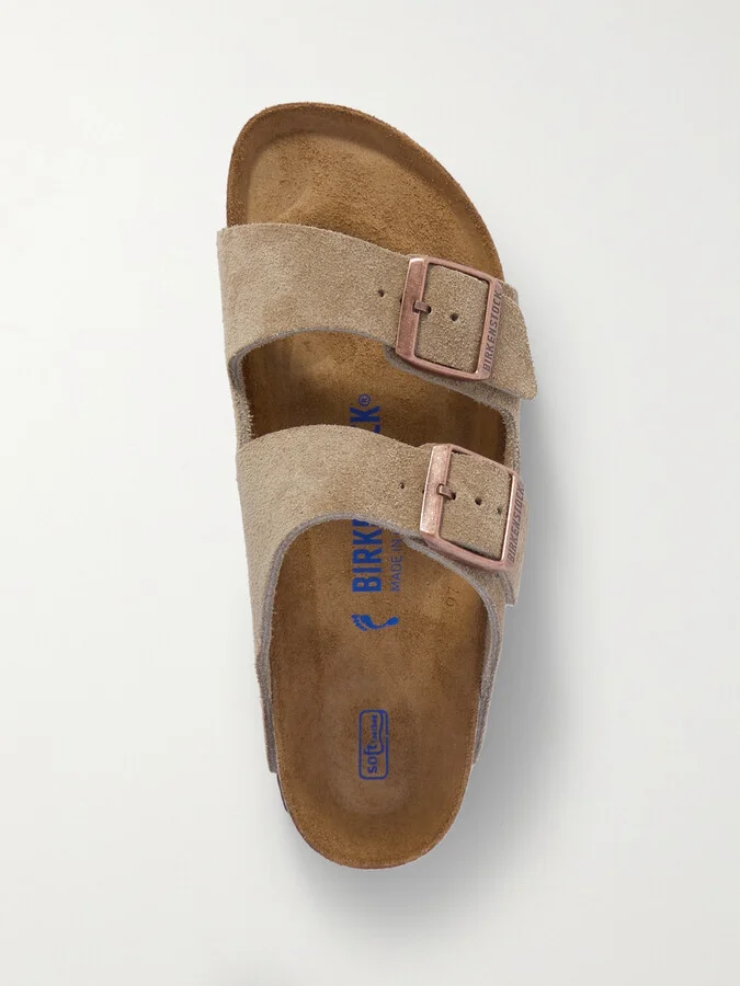 Birkenstock - Arizona Suede Sandals - Brown - Image 5