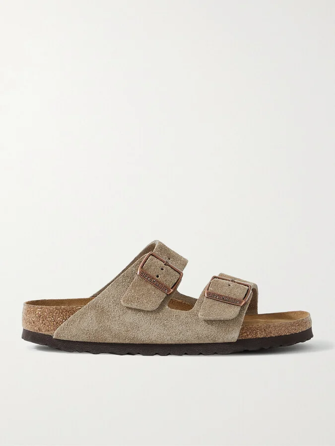 Birkenstock - Arizona Suede Sandals - Brown