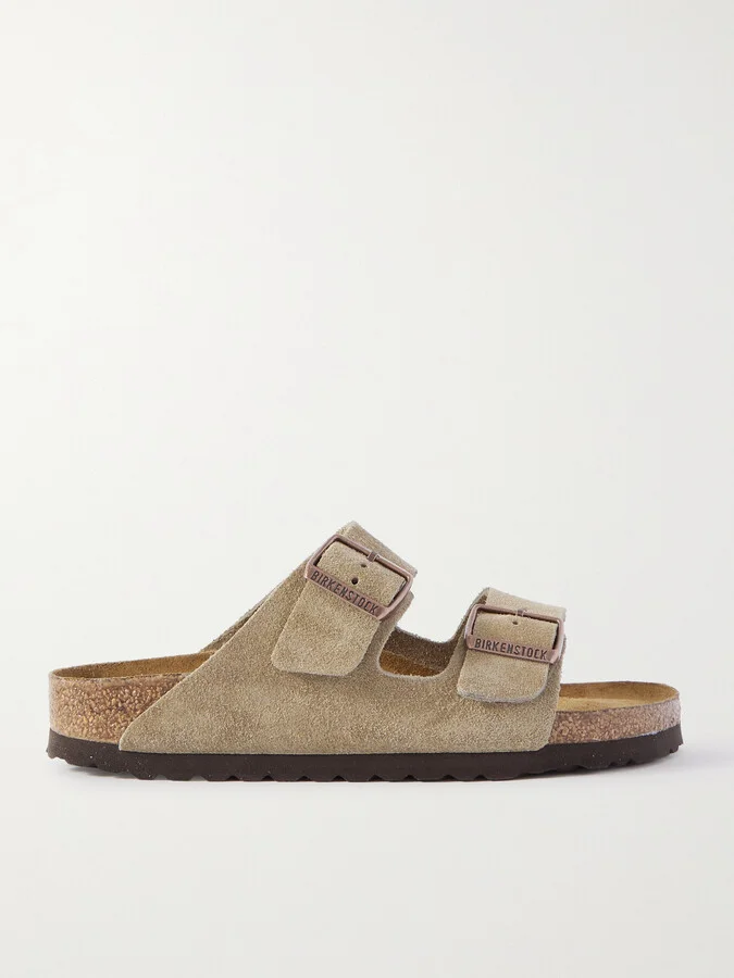 Birkenstock - Arizona Suede Sandals - Brown