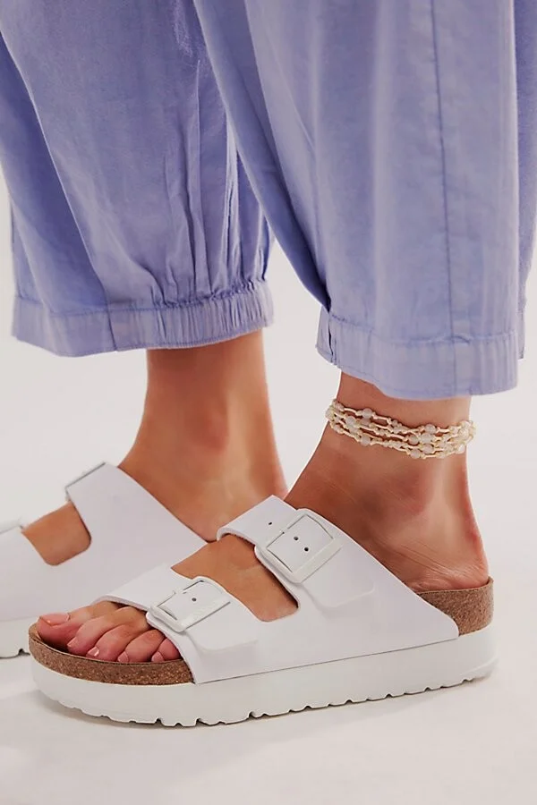 Birkenstock Arizona Vegan Platform Sandals - Image 2