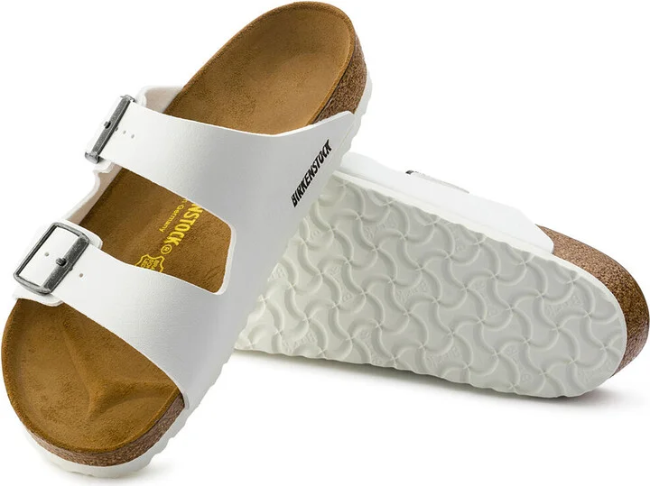 BIRKENSTOCK Arizona Womens White Sandals - Image 3