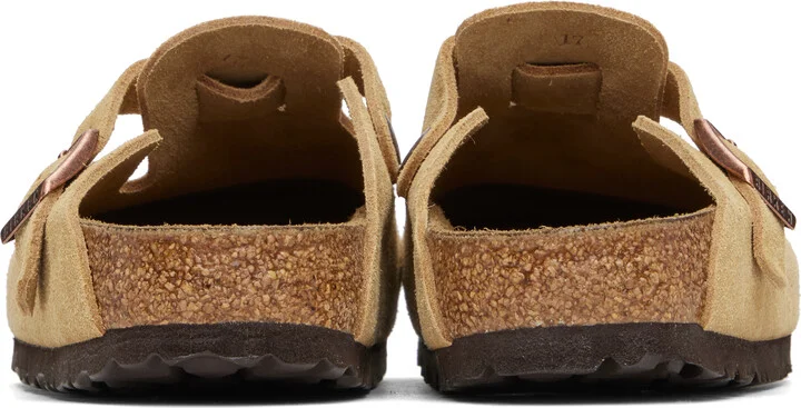 Birkenstock Beige Narrow Boston Slip-on Loafers - Image 2