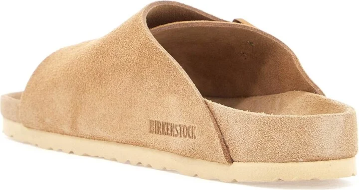 BIRKENSTOCK beige suede zurich sandals with adjustable buckles - Image 2