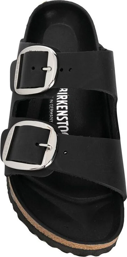 Birkenstock Black 'Arizona' Slide With Double Strap - Image 4