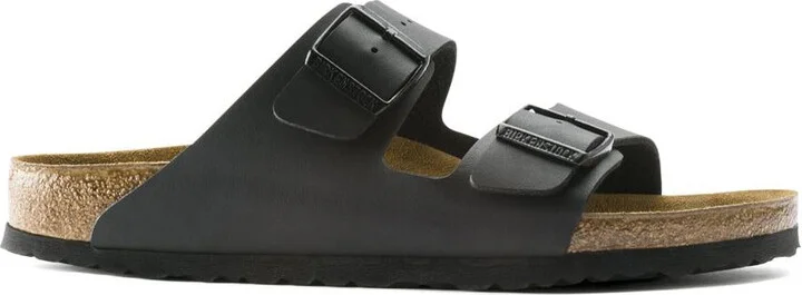 Birkenstock Black Leather Arizona Sandals