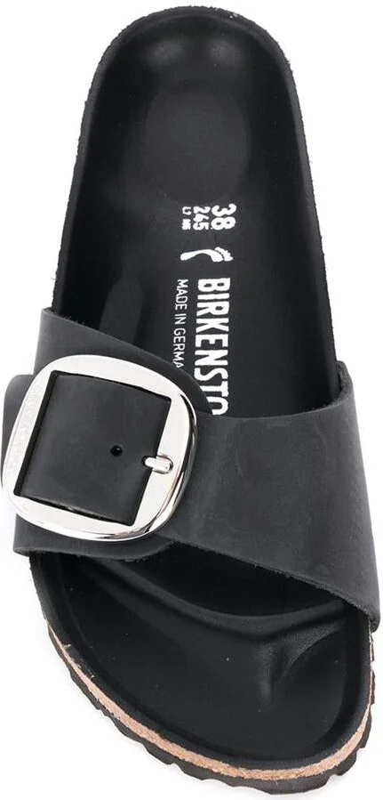 Birkenstock Black 'Madrid' Slide With One Strap - Image 4