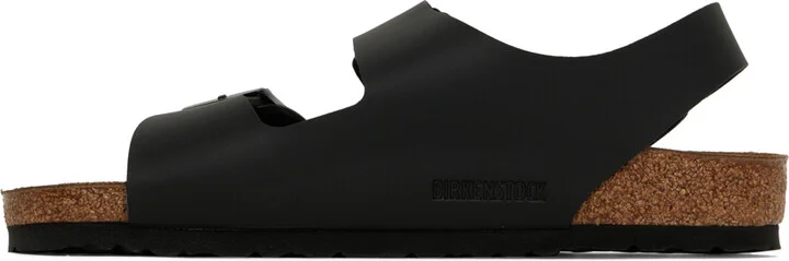 Birkenstock Black Milano Sandals - Image 3