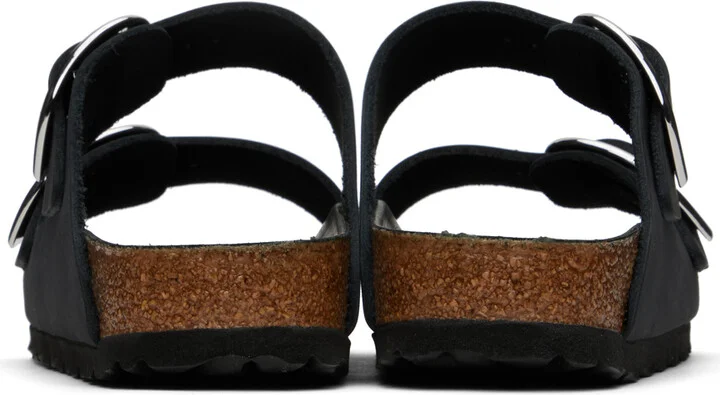 Birkenstock Black Narrow Arizona Big Buckle Sandals - Image 2