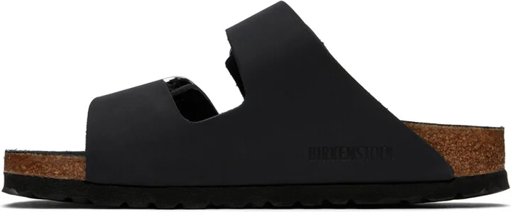 Birkenstock Black Narrow Arizona Big Buckle Sandals - Image 3