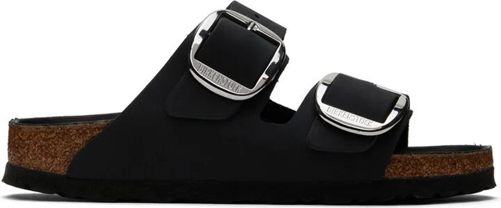 Birkenstock Black Narrow Arizona Big Buckle Sandals