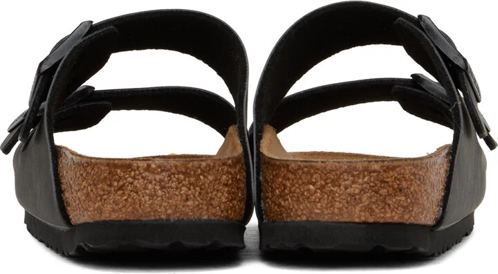 Birkenstock Black Narrow Arizona Sandals - Image 2