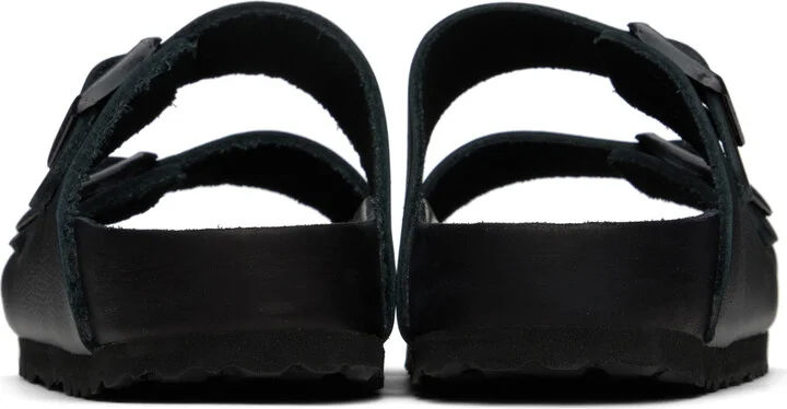 Birkenstock Black Narrow Arizona Sandals - Image 2
