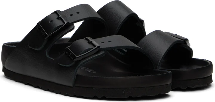Birkenstock Black Narrow Arizona Sandals - Image 4