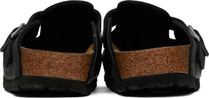 Birkenstock Black Narrow Boston Loafers - Image 2