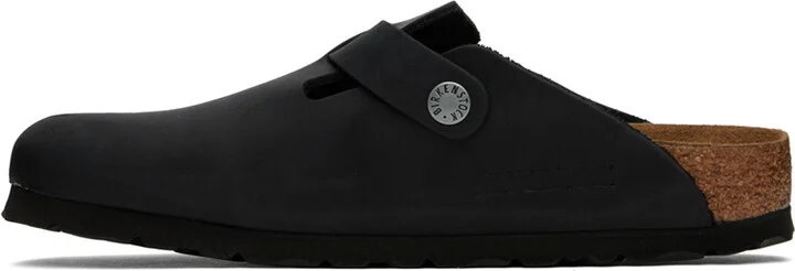 Birkenstock Black Narrow Boston Loafers - Image 3