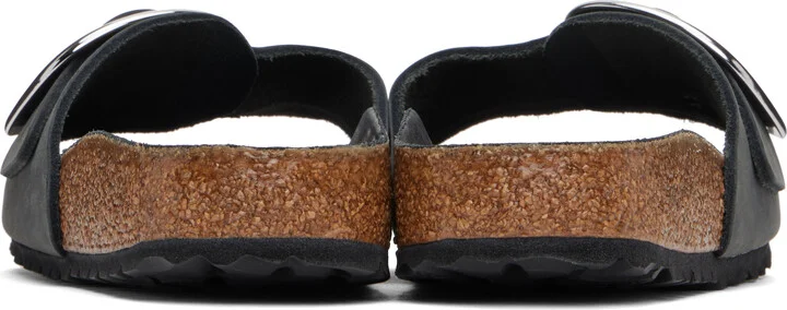 Birkenstock Black Narrow Madrid Big Buckle Sandals - Image 2
