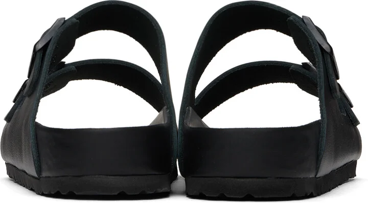 Birkenstock Black Regular Arizona Sandals - Image 2