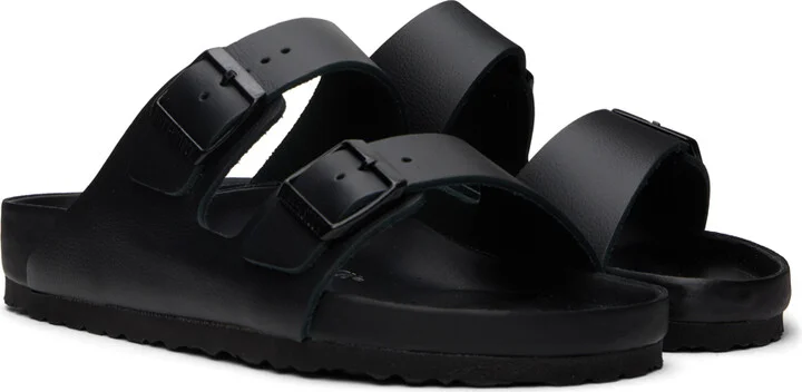 Birkenstock Black Regular Arizona Sandals - Image 4