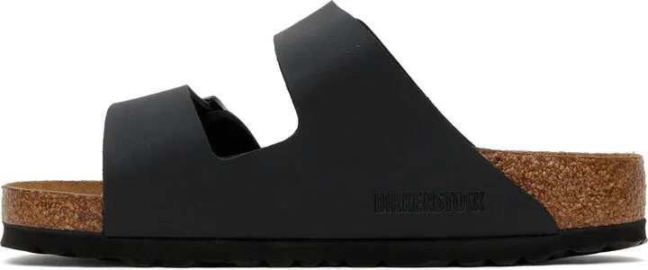 Birkenstock Black Regular Arizona Sandals - Image 3