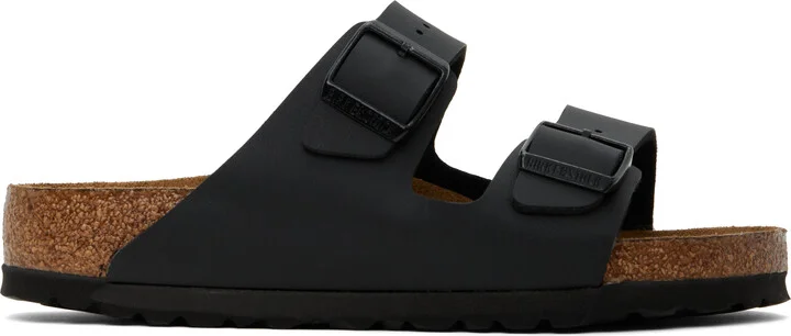 Birkenstock Black Regular Arizona Sandals