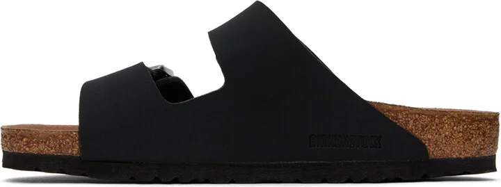 Birkenstock Black Regular Arizona Vegan Sandals - Image 3