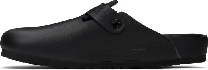 Birkenstock Black Regular Boston Loafers - Image 3