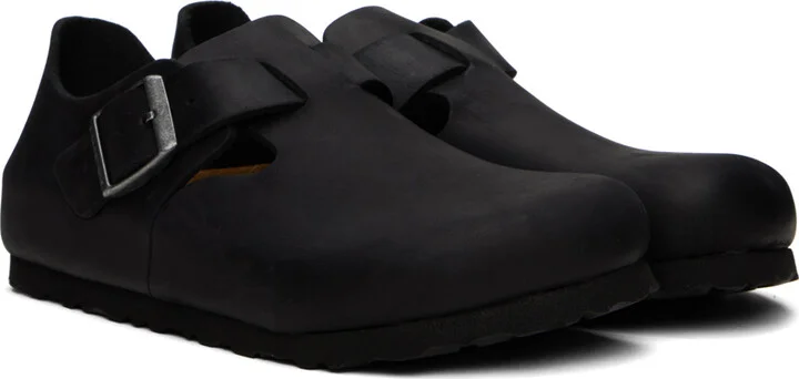 Birkenstock Black Regular London Loafers - Image 4