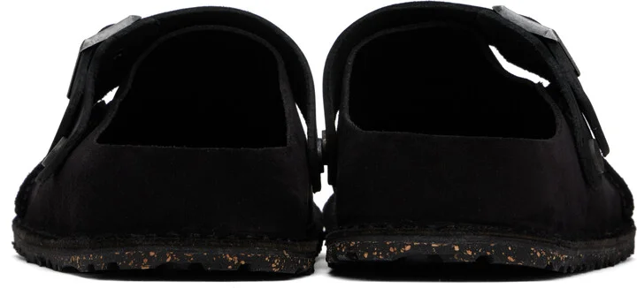 Birkenstock Black Regular Lutry Premium Suede Slip-on Loafers - Image 2
