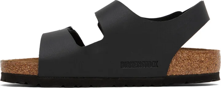 Birkenstock Black Regular Milano Sandals - Image 3