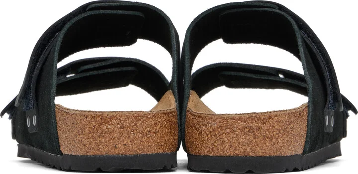 Birkenstock Black Regular Uji Sandals - Image 2