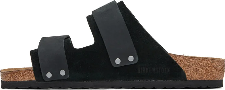 Birkenstock Black Regular Uji Sandals - Image 3
