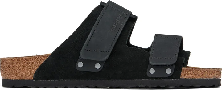 Birkenstock Black Regular Uji Sandals