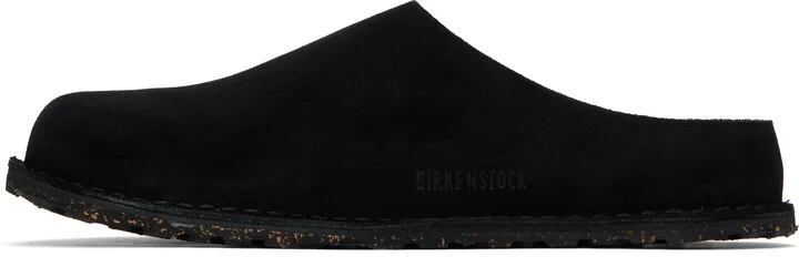 Birkenstock Black Regular Zermatt 365 Suede Leather Loafers - Image 3