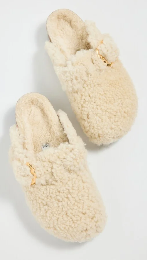 Birkenstock Boston Big Buckle Teddy Clogs - Image 3