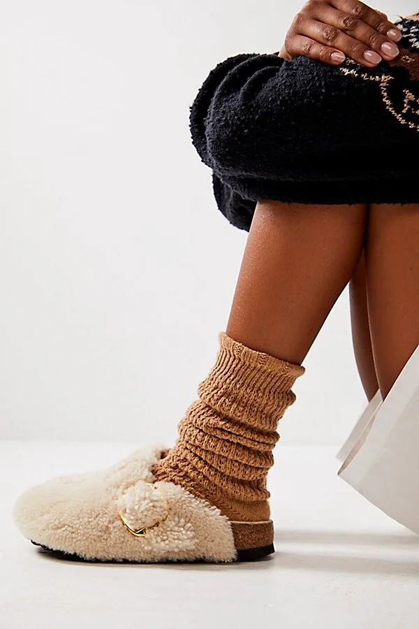 Birkenstock Boston Big Buckle Teddy Shearling Clogs - Image 4